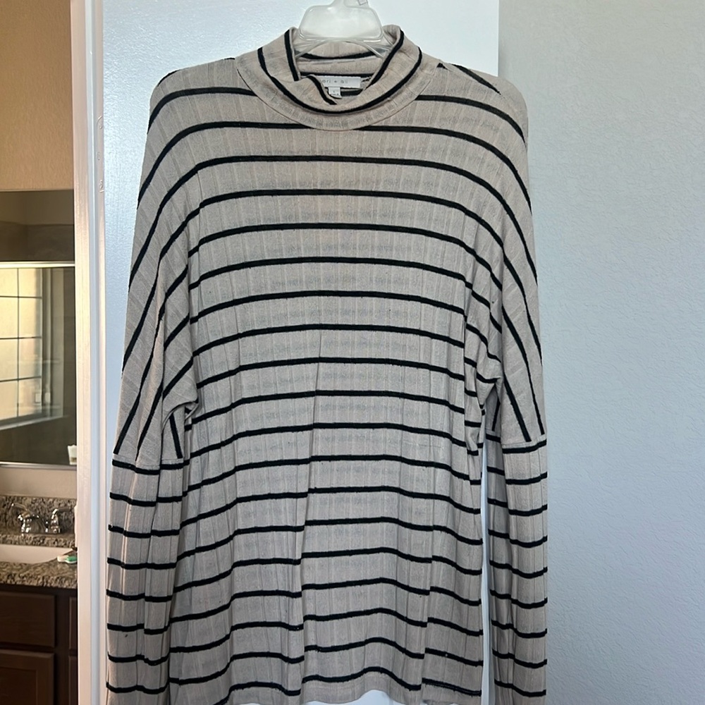 Eri + Ali (Anthro brand) knit oversized turtleneck sweater